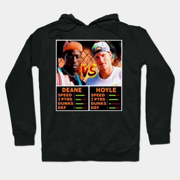 Billy Hoyle Vs Sidney Deane // White Men Cant Jump Hoodie by Niko Neon